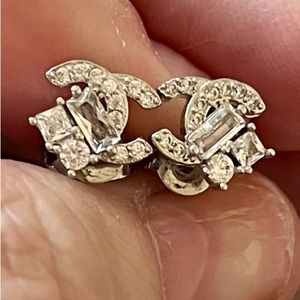 Designer inspired CZ logo studs